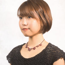 Load image into Gallery viewer, 【TV着用モデル】ネックレス ラインストーン レッド 148084