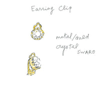 Load image into Gallery viewer, シャープなカッティングが美しいビジューイヤリング