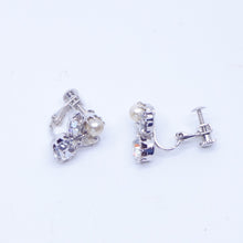 画像をギャラリービューアに読み込む, 【杉浦みずきさん着用】イヤリング ラインストーン パール クリアカラー 152001