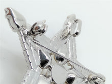 画像をギャラリービューアに読み込む, ブローチ ラインストーン ゴールド 星 2WAY 148088