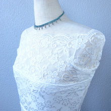 画像をギャラリービューアに読み込む, 【miletさん着用】ネックレス ラインストーン ブルー 120804