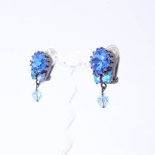 画像をギャラリービューアに読み込む, イヤリング ラインストーン サファイア ブルー 087913