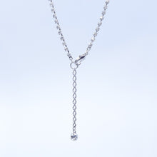 Load image into Gallery viewer, 【芸能人着用】ネックレス ラインストーン クリアカラー センターロング 150575