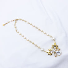 Load image into Gallery viewer, ネックレス&イヤリングセット ラインストーン クリアカラー ゴールド 147939 102782