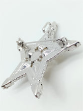 画像をギャラリービューアに読み込む, ブローチ ラインストーン ゴールド 星 2WAY 148088