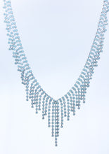 Load image into Gallery viewer, ネックレス&イヤリングセット ラインストーン パステルグリーン 129148 129149