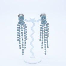 Load image into Gallery viewer, ネックレス&イヤリングセット ラインストーン パステルグリーン 129148 129149