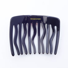 画像をギャラリービューアに読み込む, コーム ヨーロピアングラス ローズ 葉 ブラック レッド かんざし ヘアアクセサリー 149449