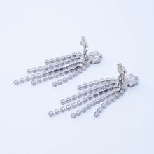 Load image into Gallery viewer, ネックレス&イヤリングセット ラインストーン パステルグリーン 129148 129149