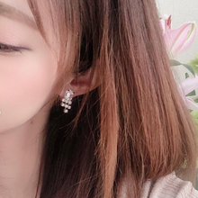 Load image into Gallery viewer, ネックレス&イヤリングセット ラインストーン クリアカラー 150576 144058