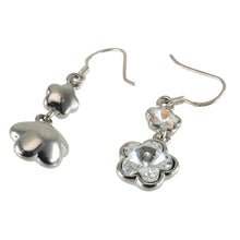 画像をギャラリービューアに読み込む, ピアス ラインストーン クリアカラー フラワー 127064
