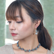 画像をギャラリービューアに読み込む, ピアス ラインストーン クリアカラー フラワー 127064
