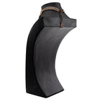 ネックレス ラインストーン ボヘミアングラス ピンク ハンギング 33cm 127255