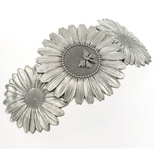 画像をギャラリービューアに読み込む, バレッタ フラワー シルバー 留金9cm 140953
