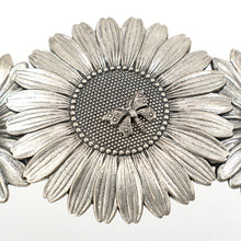 画像をギャラリービューアに読み込む, バレッタ フラワー シルバー 留金9cm 140953
