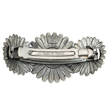 画像をギャラリービューアに読み込む, バレッタ フラワー シルバー 留金9cm 140953

