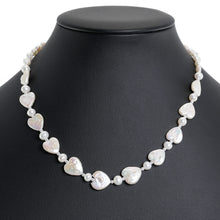 Load image into Gallery viewer, ネックレス 淡水パール ハート ショート 40cm 147917
