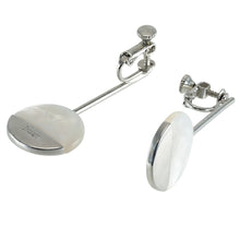 Load image into Gallery viewer, イヤリング 白蝶貝 ホワイト ラウンド 150167
