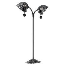 Load image into Gallery viewer, イヤリング ボヘミアングラス ブラック ハンギング 150437
