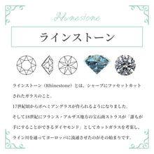 画像をギャラリービューアに読み込む, イヤリング ラインストーン ブルー レクタングル 087647
