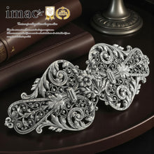 画像をギャラリービューアに読み込む, バレッタ レースメタル フラワー シルバー 留金8cm ba125771
