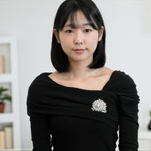 Load image into Gallery viewer, ブローチ ラインストーン クリアカラー br088345
