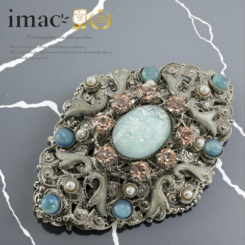 多色ストーンの幾何学ブローチ アイテム > ブローチ > ブローチ – イマック imac 公式オンラインショップ