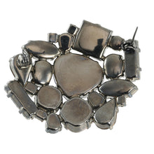 画像をギャラリービューアに読み込む, ブローチ ラインストーン パープル ピンク ゴールド グリーン ホワイト クリアカラー ジオメトリック br153083
