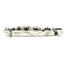 Load image into Gallery viewer, ブローチ ラインストーン ボヘミアングラス レッド オーロラカラー クリアカラー ホワイト br153088
