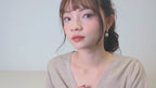 大粒のパールが揺れる星モチーフのピアス