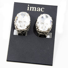 Load image into Gallery viewer, イヤリング ラインストーン クリアカラー オーバル er089130
