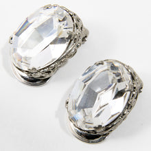 Load image into Gallery viewer, イヤリング ラインストーン クリアカラー オーバル er089130
