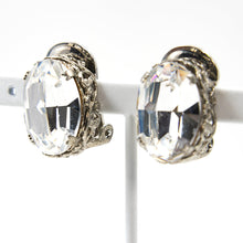 Load image into Gallery viewer, イヤリング ラインストーン クリアカラー オーバル er089130
