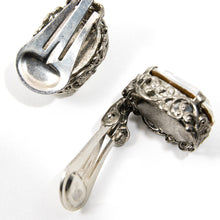 Load image into Gallery viewer, イヤリング ラインストーン クリアカラー オーバル er089130
