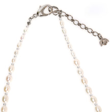 Load image into Gallery viewer, ネックレス 天然石 ローズクォーツ アマゾナイト プレナイト 淡水パール ピンク ホワイト ブルー グリーン ローズ バタフライ 42cm 148280
