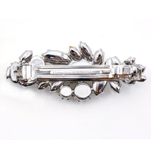 画像をギャラリービューアに読み込む, バレッタ ラインストーン パール クリアカラー ホワイト 留金6cm 149363
