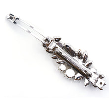 画像をギャラリービューアに読み込む, バレッタ ラインストーン パール クリアカラー ホワイト 留金6cm 149363
