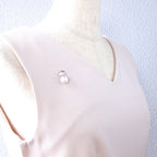 バッジ ラインストーン スノーマン ホワイト 149072 メール便